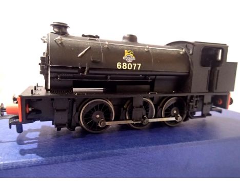 Hornby Class J94 tank, re-numbered 68077, black Early Crest. Very good - excellent condition with storage wear to box. P&amp;
