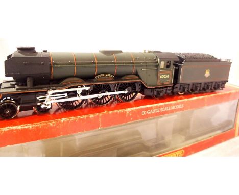 Hornby Class A3, refinished Green, Early Crest, 60050, Persimmon, in very good to excellent condition, detailed, box poor. P&