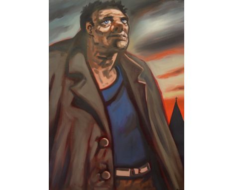 •PETER HOWSON OBE (Scottish b. 1958)  HEROIC DOSSER  Oil on canvas, signed, 122 x 91.5cm (48 x 36")