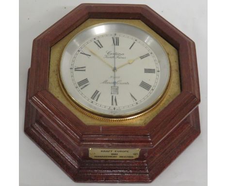 Certina Kurth Freres No 7926 marine quartz chronometer, Roman chapter with date aperture, diameter of bezel 63mm, set in an o