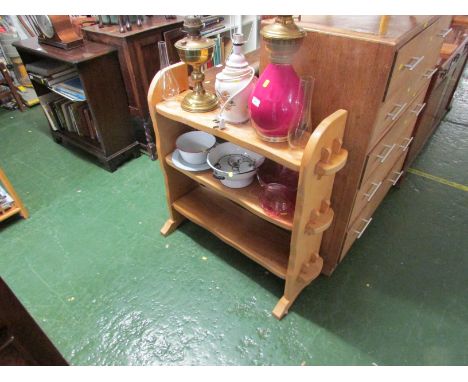 LIGHTWOOD THREE TIER SHELF UNIT