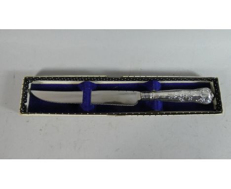 A Silver Handled Cake Knife, 1971 