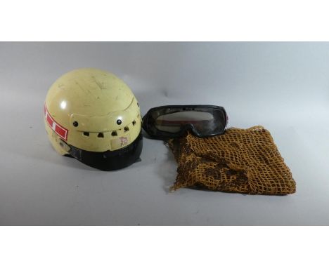 A Vintage Helmet and Goggles 