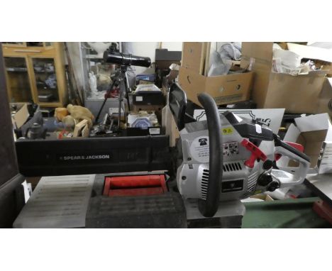 A Spear and Jackson 112 Petrol Chainsaw 