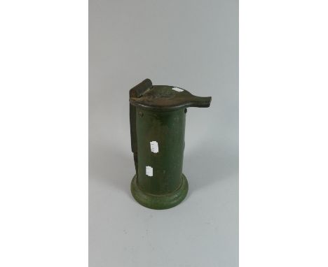 A Victorian Edmondson Cast Iron Cylindrical Ticket Dater, 25cm High 