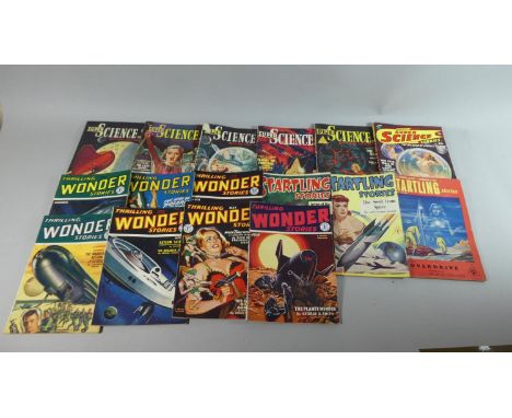 A Collection of Vintage Magazines to Include Thrilling Wonder Stories. Issues: 1950(june),1952(may,july,september,november),1