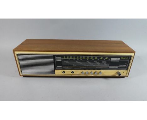 A Vintage Unitra Jubilat Short Wave Radio, 51cm Wide 