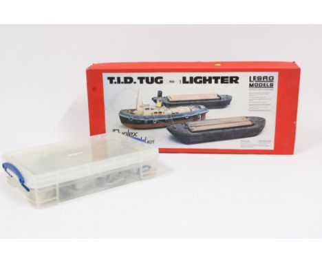 TID Tug T.I.D. Lighter Lesro Models Model Boxed &amp; Finishing Kit "Duplex Quickbuild Kit" Remote Controlled Radio Boat.