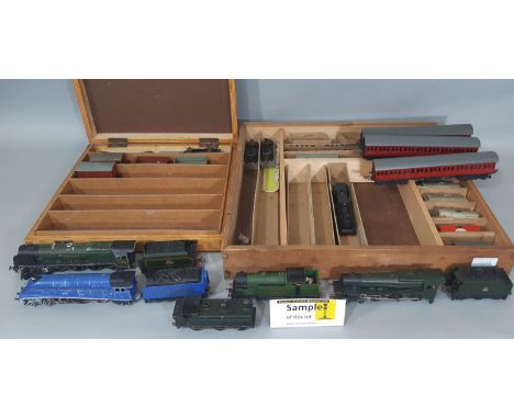 A collection of 00 gauge railway model trains and accessories  including the following; Hornby Dublo 4-6-2 'Duchess of Montro