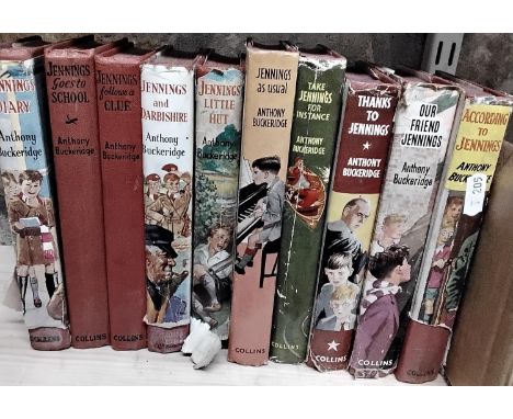 Quantity of Jennings titles, some with dust wrappers and including a number of first editions, together with a box of mixed p