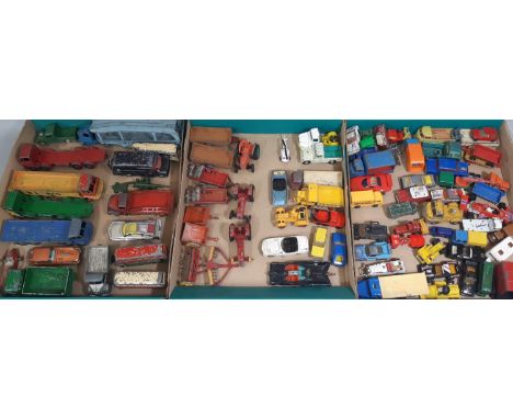 Large collection of  unboxed vintage model vehicles mostly by Dinky, Corgi and Matchbox, including Dinky 'Sams Car' (good con