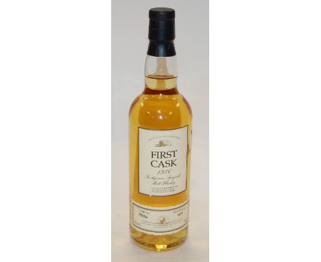 Inchgower Speyside, first cask 1976, 18 year old malt whisky, 70cl, 46%, produced and bottled in Scotland for Direct Wines Lt