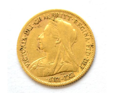 Victoria, Half Sovereign 1899, light contact marks, good edge, AFine
