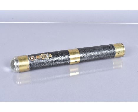  A 1919 military-marked torch, stamped LCISWAN with broad arrow and dated 1919 