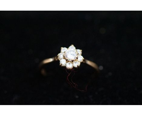 9ct Gold dress ring Size Q