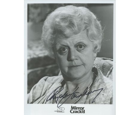 Angela Lansbury signed 10x8 black and white The Mirror Crackd photo. Lansbury DBE (born 16 October 1925) is an Irish-British 