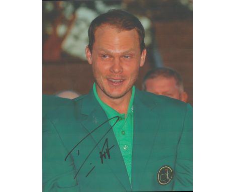 Danny Willett signed 10x8 colour photo. Willett (born 3 October 1987) is an English professional golfer who plays on the Euro