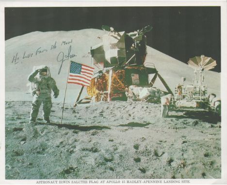 James Irwin signed 10x8 colour photo. Irwin (March 17, 1930 - August 8, 1991) was an American astronaut, aeronautical enginee