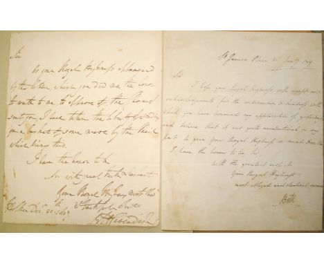 [MANUSCRIPT] partially disbound 19th c. album relating mainly to the Pollard, Pound &amp; Protheroe Families (a few letters t