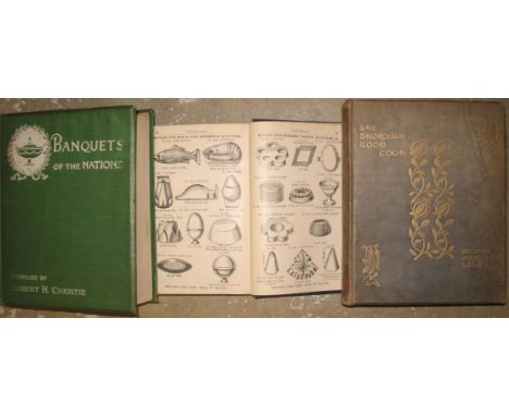 [COOKERY] Mrs A. B. Marshall's Cookery Book. Revised Edition, 8vo, portrait frontis, text illus., 33 pp. adverts, cloth, L., 