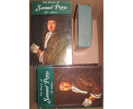 PEPYS (Samuel) The Diary, 11 vols., 8vo, clo., d.w.'s, L., 1970-1983.