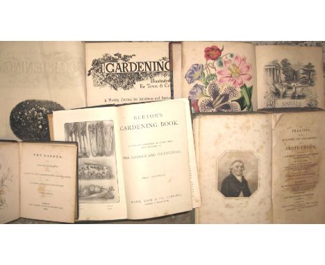 [GARDENING, TREES, etc.] [PERIODICAL] Annals of Horticulture, vol. 1 [only], lge 8vo, hand col'd frontis., add. pict. title, 
