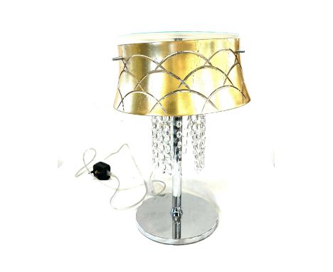 Gerrard AB lamp, working order, 16.5 inches tall