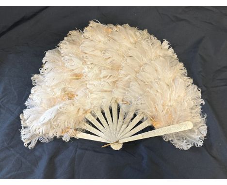Vintage feather fan 