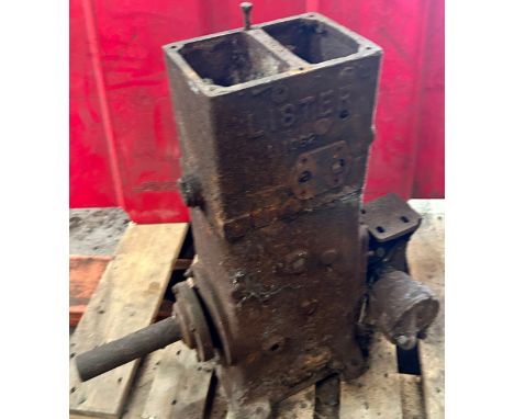 Vintage Lister stationery engine, untested 