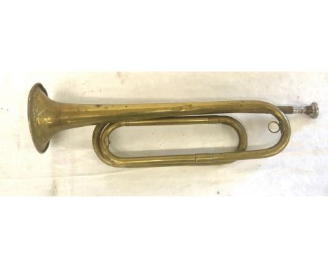 Vintage brass trumpet 