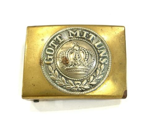 Vintage German Military brass belt buckle 