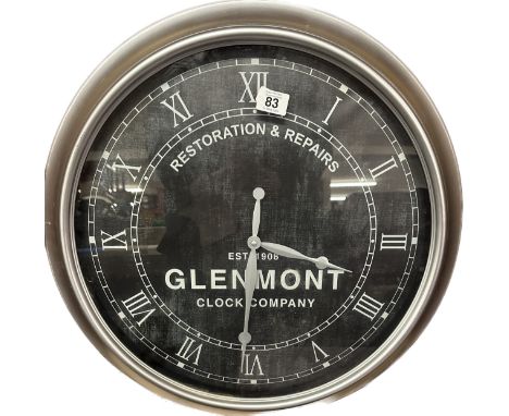 Large wall hanging Glenmont clock diameter approx 23 inches