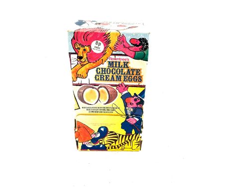 Vintage original cream egg box 