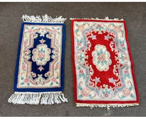 Two Vintage rug measures approximatly 32 inches long 21 inched wide