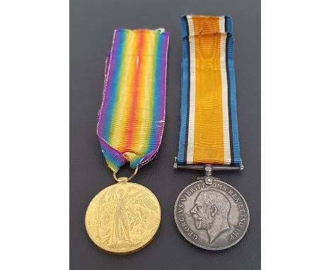 FIRST WORLD WAR PAIRcomprising the War Medal and the Victory Medal named to 22005 Private G. Downie, Highland Light Infantry 