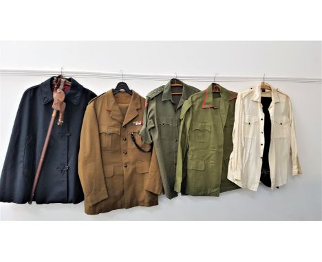 ROYAL GURKHA RIFLES UNIFORMcomprising a dress jacket and trousers with buttons and a light cream service dress shirt, Gurkhas