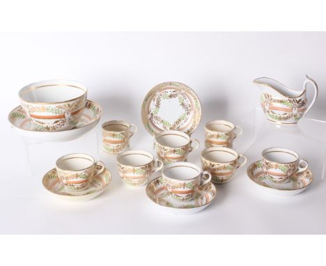 English early 19th century teawares to include Spode and some lustreware