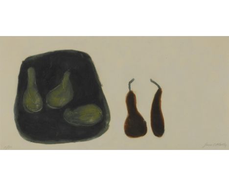 Jane O'Malley
FIVE PEARS
Lithograph, 13" x 24", edition 11/30