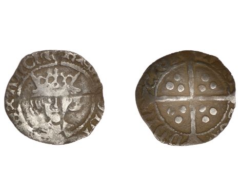 Richard III (1483-1485), Penny, London, type 2b, mm. boar's head on obv. only, no marks by neck or on rev., 0.50g/3h (N 1684;