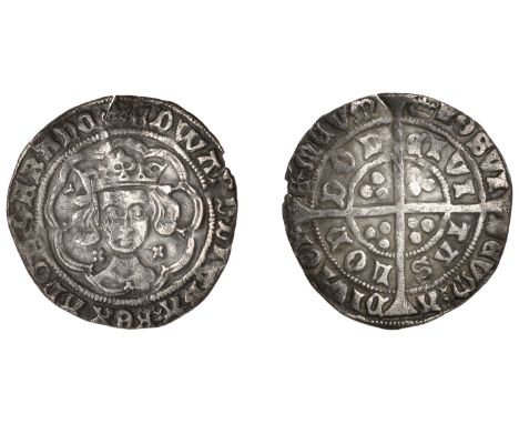 Edward IV (First reign, 1461-1470), Light coinage, Groat, London, mm. crown, quatrefoils by neck, 2.76g/12h (N 1569; S 2000).