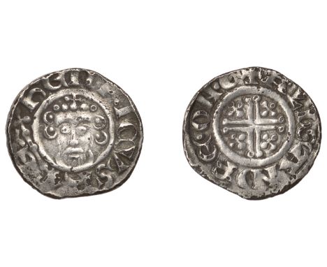 John (1199-1216), Penny, class Vc, Ipswich, Alisandre, alisandre. on. g , 1.32g/12h (Sadler 1689, this coin [dies O20/A21]; S