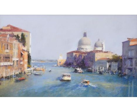 Bob Richardson PS (b.1938) The Grand Canal, Venice Signed, pastel, 99cm by 59cm  Provenance: Walker Galleries, Harrogate  Sol