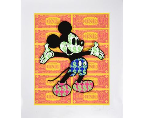 Ben Allen (b.1979) ''Monster  Mickey'' (2020) Signed, inscribed, stamped and numbered 15/50, UV print with 3D-construction, 7