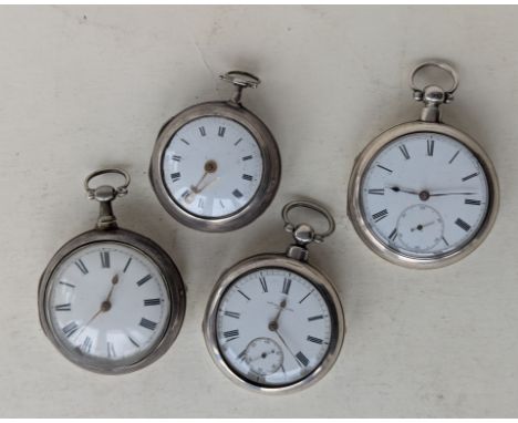 A George III silver pair cased pocket watch with fusee movement by Jones, London, hallmarked for Michael Linsey, London, 1810