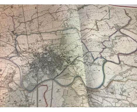 Ordnance Survey of Lancashire: a bound elephant folio of twenty 6 inch scale maps, Ordnance Office, Southampton, Lt. Col. Hal