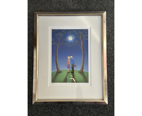 Paul Horton (b. 1958) - "The Goodnight Kiss" - Limited Edition Giclee Print on Paper - no 457/495 - With Certificate Of Authe