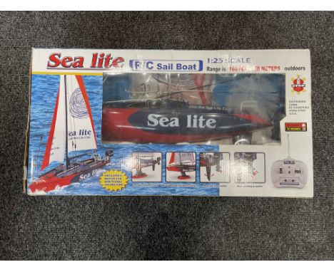 Sea lite - R/C Sail Boat 1:25 Scale Model. 
No further descriptions, photographs, or condition reports are available for this