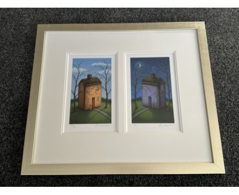 Paul Horton (b. 1958) - "Safe ab Sound Day - Night" - Limited Edition Giclee Print on Paper - no 45/295 - Pencil signed Paul 