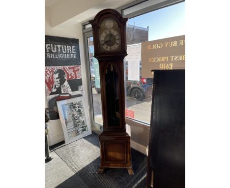 Antique Oak Brass Face Chiming Grandfather Longcase Clock. 
All proceedings from this lot will be given to the Chigwell Conve