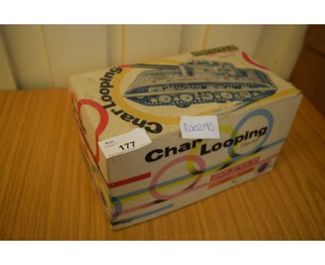 Vintage Char looping toy tank with original box